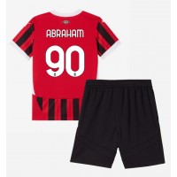 AC Milan Tammy Abraham #90 Hjemme Trøje Børn 2024-25 Kortærmet (+ Korte bukser)